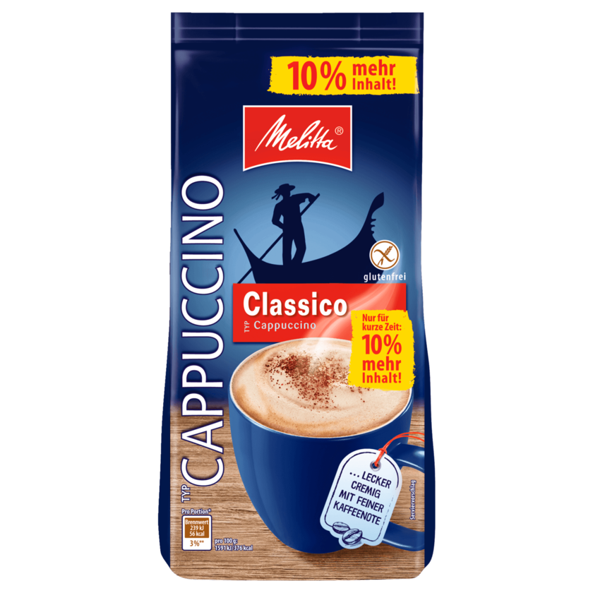 Melitta Classico Cappuccino Instant Kaffee 440g Vorteilspack